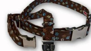 Dog & Cat Collars with Matching Leashes - Examples of Personalization for Your Collar!