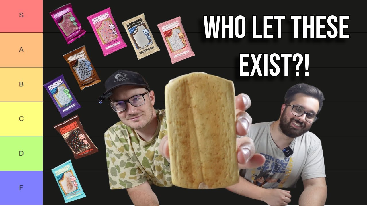 Legendary Poptarts taste like CARDBOARD | Tier List Review
