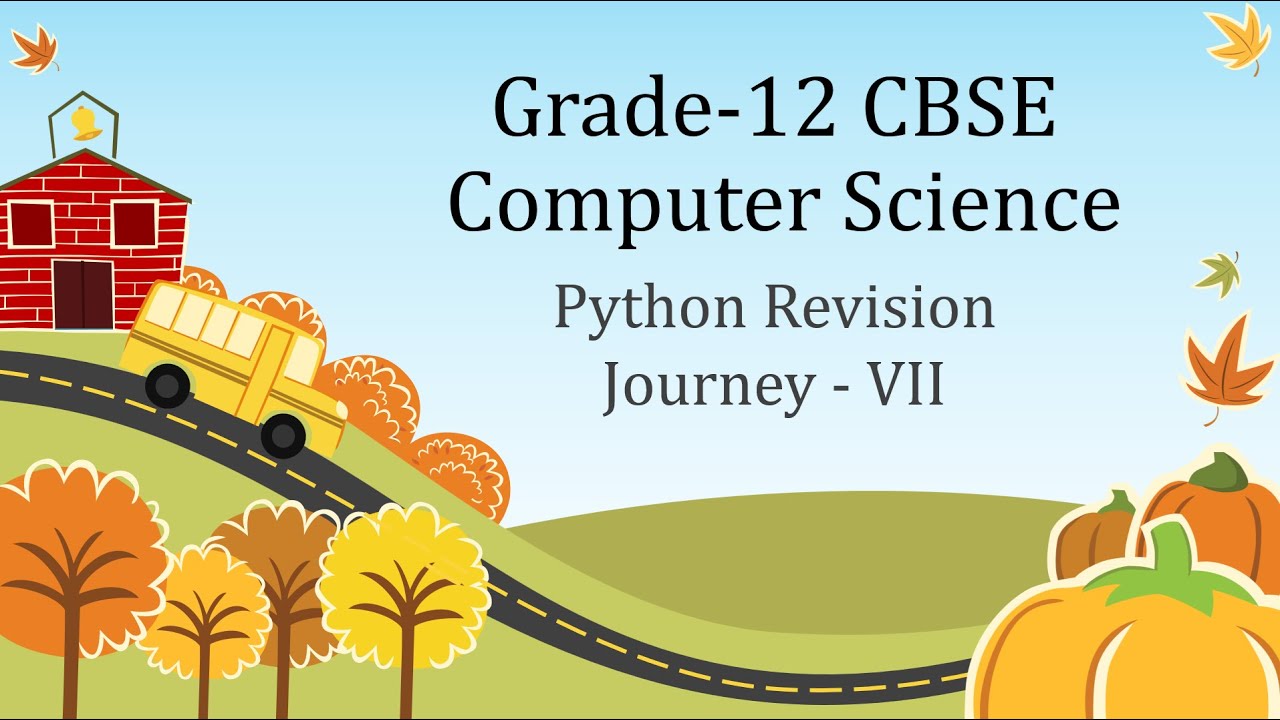 Grade 12 Python Programs Computer Science Cbse Grade-12 Computer Science | CBSE Computer Science in Tamil | NCERT ...
