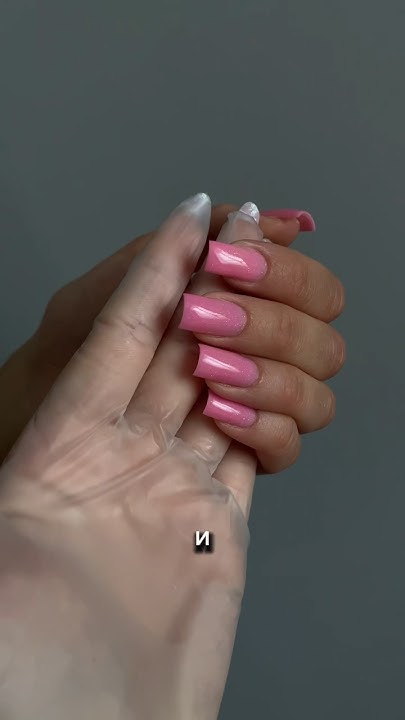 Ремонт ногтя гелем желе #nailart #nails #ногти #процессработы #гельлак ...
