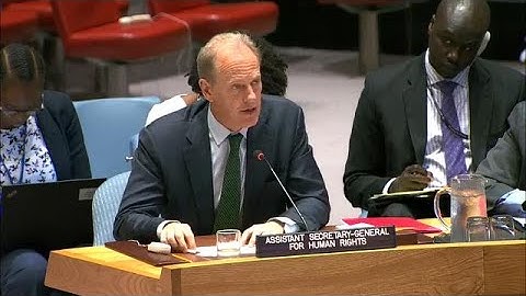 Freedom of expression is under attack in South Sudan - Security Council Briefing