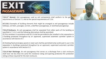 EXIT PASSAGEWAYS - NFPA101 | Options in Travel Path: Module 11.1 [Reference CODE by RA9514-IRR2019 ]