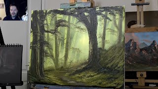 Sun in the Tree Wet on Wet Full Painting YouTube