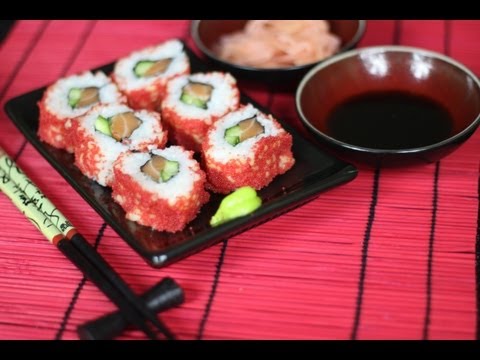 sushi uramaki z kawiorem