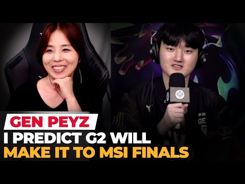 Peyz: Out of BLG, T1, G2 🤔🤔 G2 will make MSI finals, I think | Ashley Kang