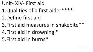 Nursing Foundation 1 First Aid Previous Qp Kuhs