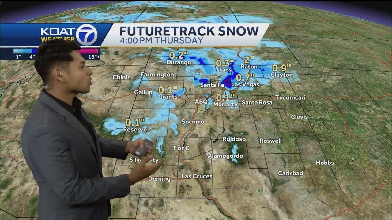 Winter storm takes aim for New Mexico - YouTube