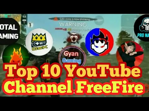 Top 10 Youtube Channel Of Garena Free Fire Youtube