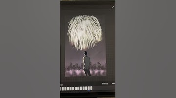Quick and easy fireworks animation in procreate