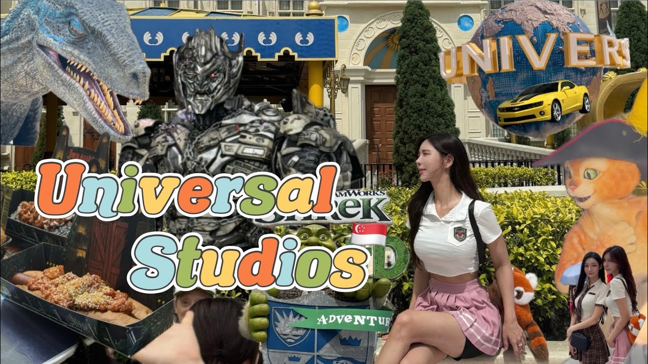 V-log) 유니버셜 스튜디오 싱가포르 가보자고 ~ 🇸🇬