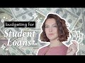 How to budget for student loans | Budget tips for students 💸