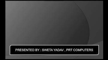 Class 6 Computers, Chapter 4 - Microsoft Excel 2016
