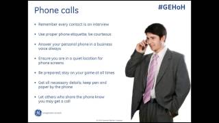 General Electric (GE) Employment Webinar General Electric (GE) Employment Webinar