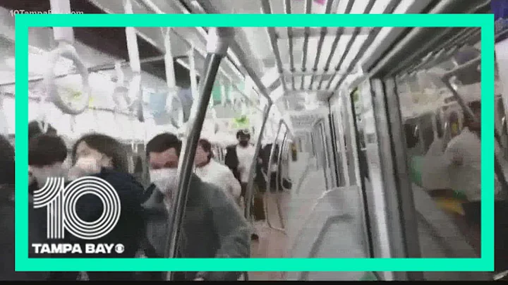 Man with knife injures 17 people on Tokyo train, starts fire