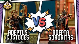 ADEPTA SORORITAS vs ADEPTUS CUSTODES I Репорт 1000 pts I Warhammer 40000