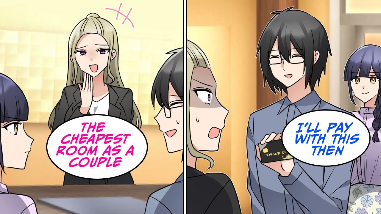 My wife and I like to travel on the cheap and I ran into my ex-girlfriend at the hotel.. [Manga Dud]