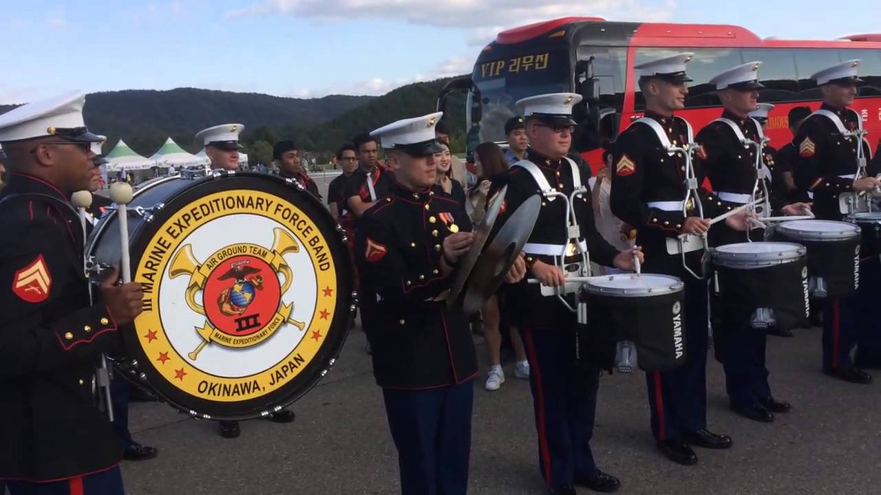 Drum Battle III Marine Expeditionary Force III MEF Band vs Republic of ...