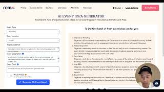 Introducing Our Free AI Event Idea Generator! 🤖