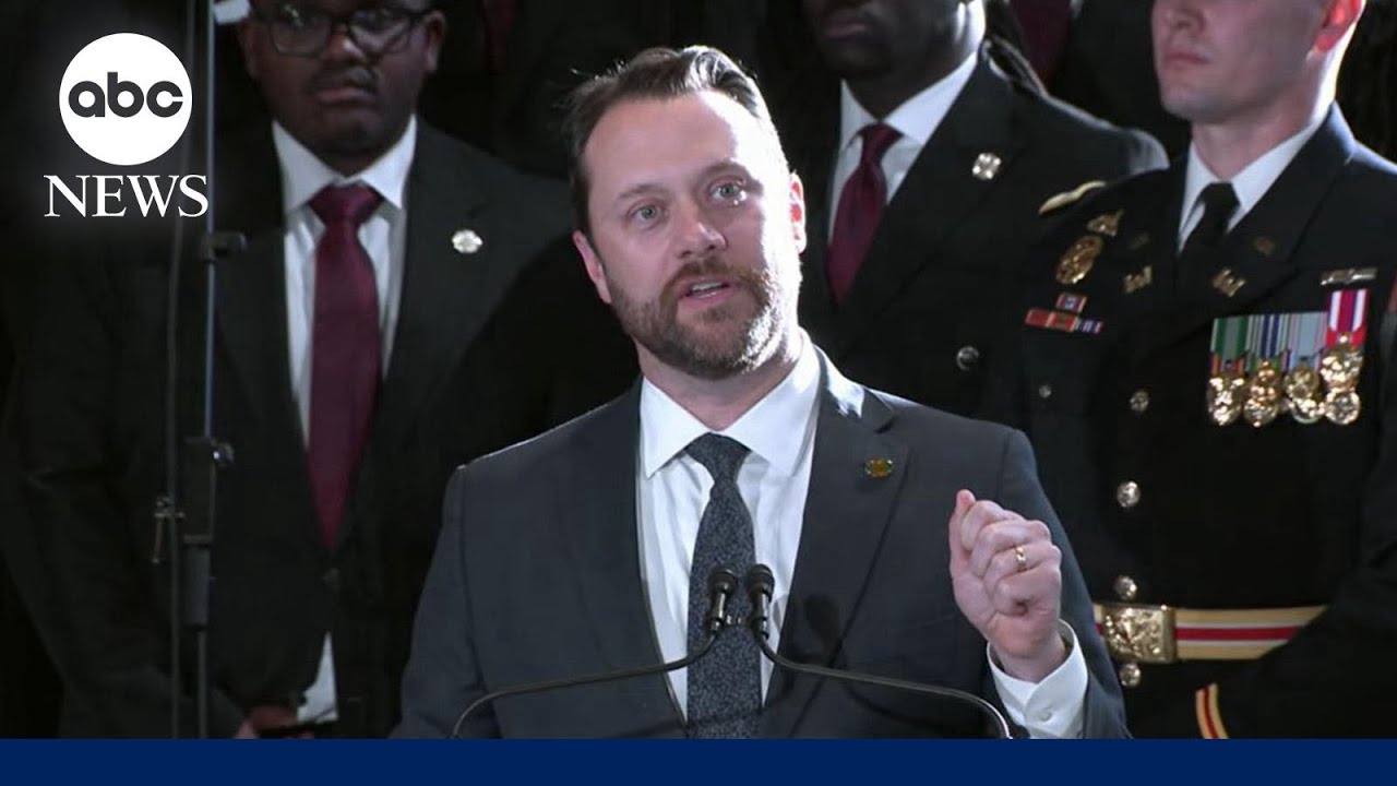 Jason Carter speaks at state funeral of former President Jimmy Carter Jason Carter speaks at state funeral of former President Jimmy Carter