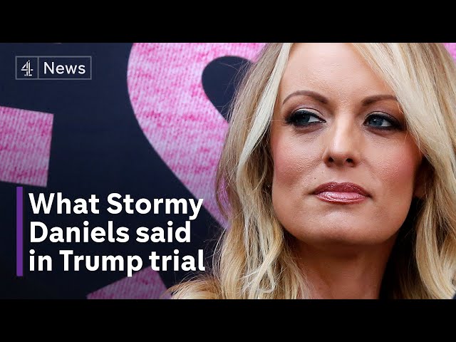 Stormy Daniels testifies in Trump hush money trial class=