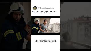 Artçi Depremde Balkona Çikanlar... Kendi̇ Mezariniza Yürüyorsunuz