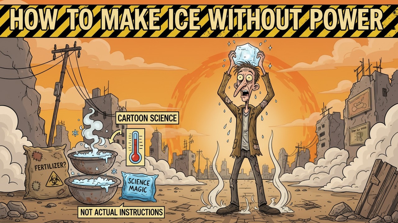 How to Make Ice Without Power in a Post-Apocalyptic World - YouTube