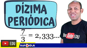 O que é dízima periódica simples e composta?