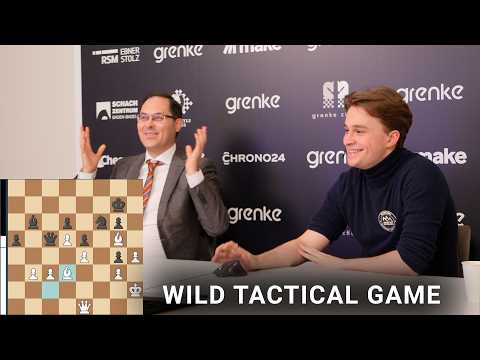 Vincent Keymer After a Wild Tactical Chess Battle Against Georg Meier!