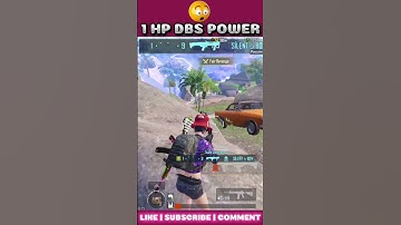 1 HP DBS CLUTCH 😱 DBS POWER  #bgmi #shortvideo #shorts #1v2 #dbs
