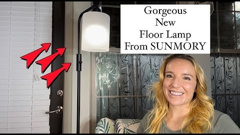Minimalist Sleek Floor Lamp From SUNMORY | Quality Floor Lamp With 3 Color Modes & Convenient Switch