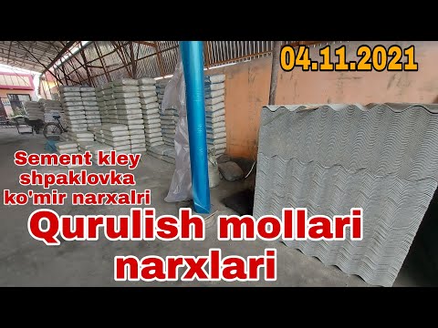 Qurulish materiallari narxlari 2021 | Farg&rsquo;ona Bog&rsquo;dod qurilish materyallari narxlari