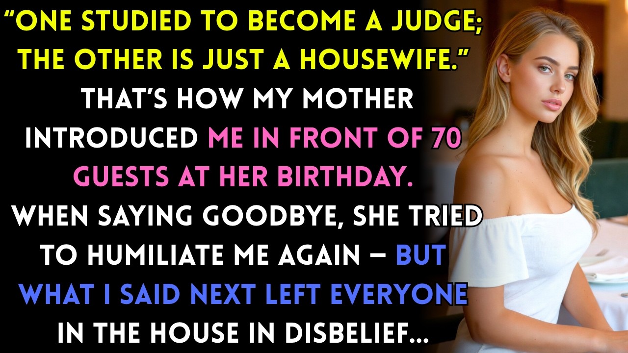 One Studied To Be A Judge; The Other A Housewife—She Tried To Humiliate Me Again, I Shocked Everyone