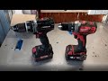 Parkside Performance  vs Milwaukee  Cordless screwdriver 4 pole motor vs Brushless Battery TEST