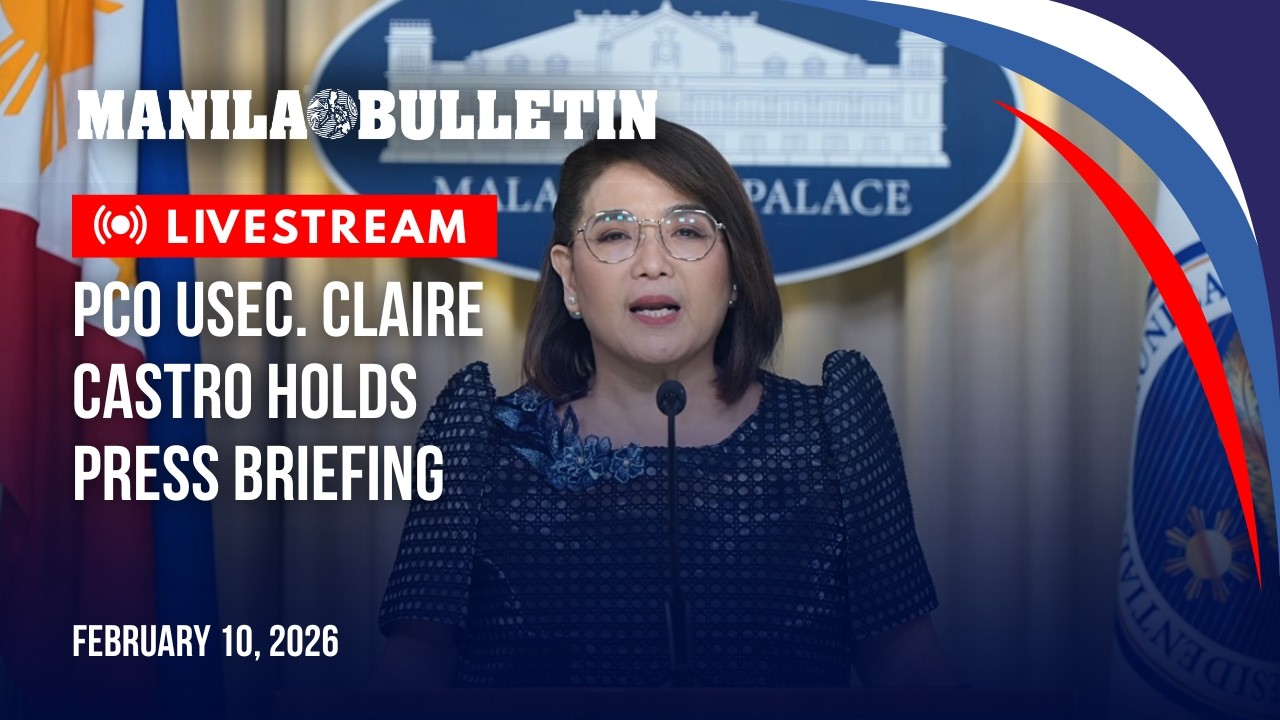 LIVE: PCO Usec. Claire Castro holds press briefing | Feb. 10 - YouTube