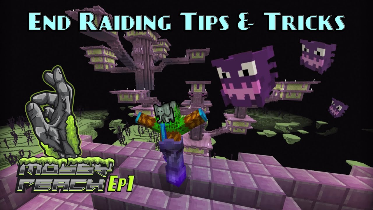 36 Elytra End Raiding Tips & Tricks | Let's Play Minecraft Bedrock ...