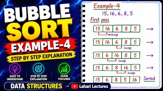 Bubble Sort Example-4 in Data Structures notes by LahariLectures | Data Structures | Bubble Sort 
