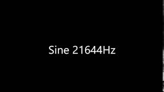 Sine 21644Hz Audio Only