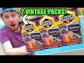 I PULLED 2 VINTAGE PACKS from a POKEMON CARDS MYSTERY POWER BOX OPENING!