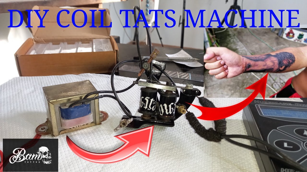 how to make coil tattoo machine at home ( paano gumawa ng coil tattoo