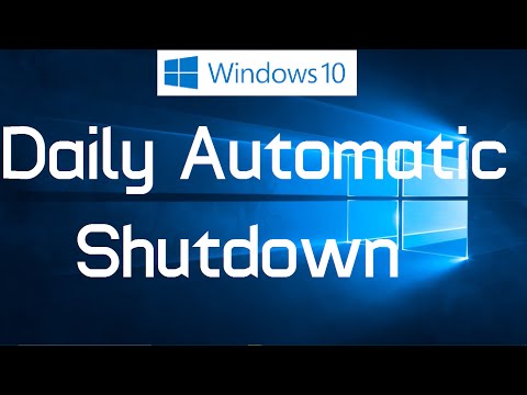 How to schedule daily automatic shutdown in Windows 10 (Simple Method)