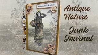 SOLD - Nature's Meadow Junk Journal Flip Through by Hyperstamper