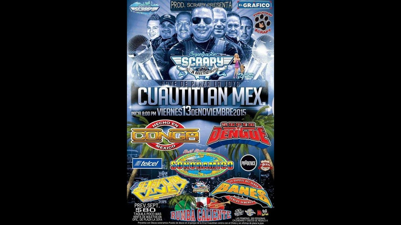 Anv. Producciones Scrapy    Sonido Sensación Caney