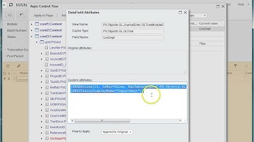 Acumatica Database Schema Customizations