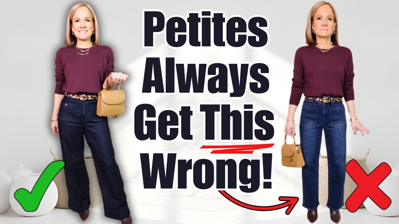 Маленькая? Вы неправильно носите широкие джинсы! (И как это исправить)