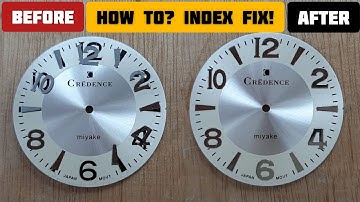 Watch Dial Index Fixing Tutorial | Fixing a Loose Dial Index on a Watch | SolimBD