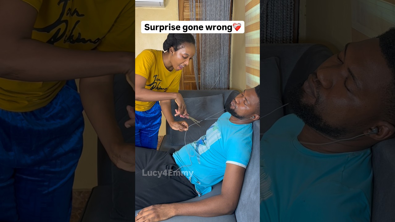 Surprise Gone Wrong😂Wait for it😂