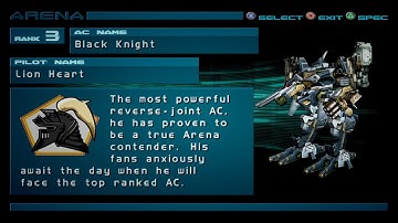 Rank 3: Lion Heart | Arena | Armored Core 2