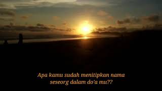 Story wa sedih menyentuh hati sajak detik || KUPINJAM NAMAMU DALAM DOAKU #storywa#Sajakdetik