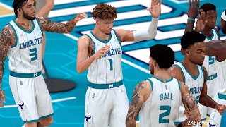 Lamelo Ball, Lonzo Ball, and Liangelo Ball on the Same Team in the NBA