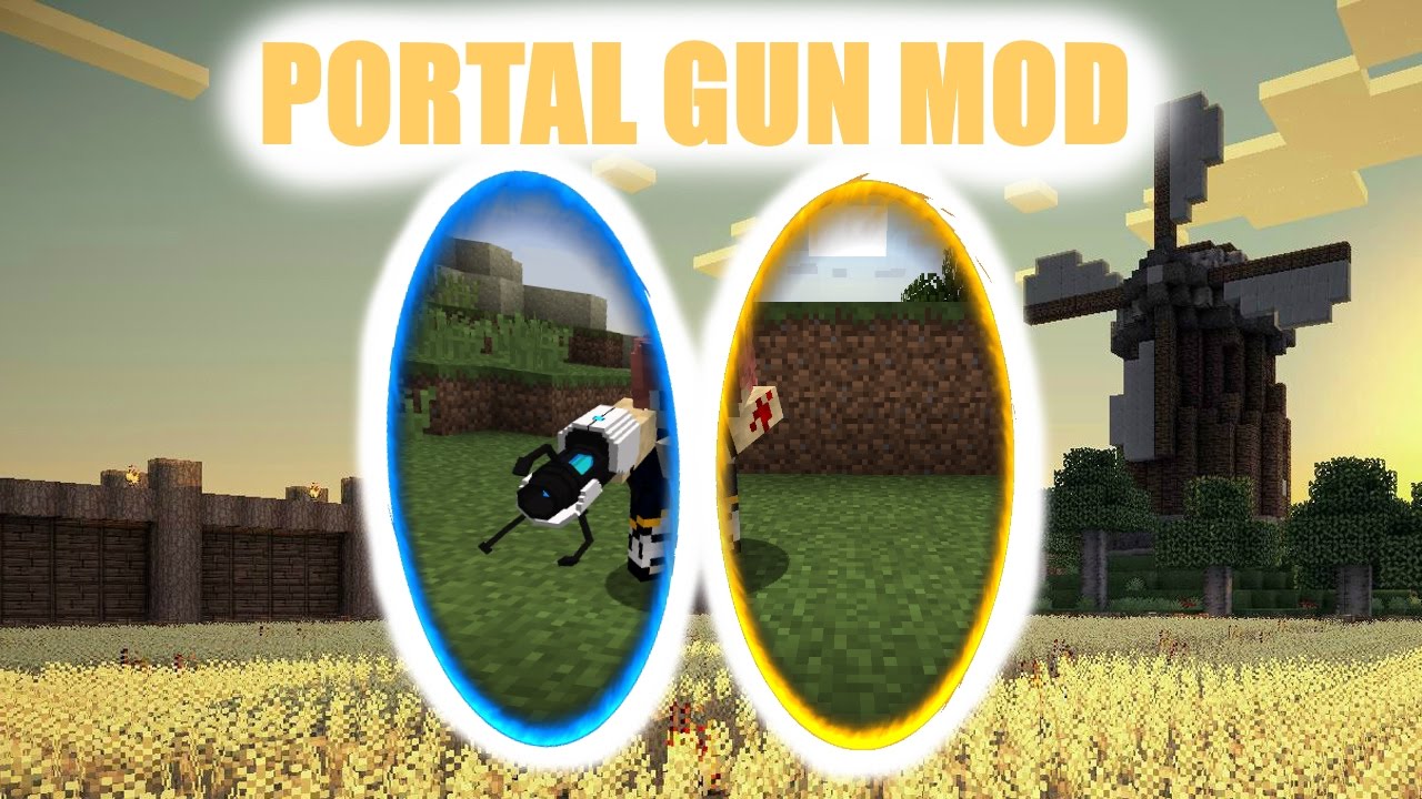 Minecraft portal gun mod 1.8